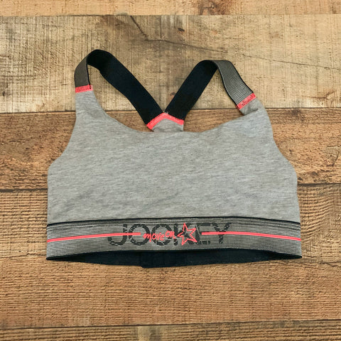 Jockey Move On Grey Heathered Padded Sports Bra- Size S