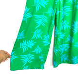 Gibson Look Green/Blue Bring On The Happy Cropped Pant- Size XXS (Inseam 23" - We Have Matching Top!)