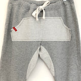 Peace Love World Grey Cropped Jogger Pants- Size S (Inseam 17”)