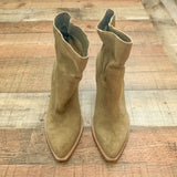 Dolce Vita Truffle Suede Booties- Size 7