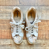 Soda Snakeskin Star Embossed Sneakers- Size 10
