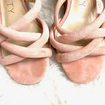 Sole Society Light Pink Strapy Small Wedge- Size 7