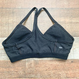 Outdoor Voices Heathered Black Padded Sports Bra- Size S