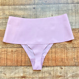 Spanx Luxe Lilac Lace Smooth Thong Underwear NWT- Size S