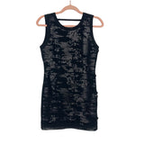 No Brand Black Front Sequin Back Cut Out Dress- Size S
