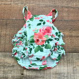 Angel Dear Baby Girl Floral Muslin Romper- Size 0-3M