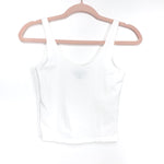 Topshop White Crop Top- Size 4