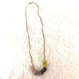 31 Bits Long Circle Multicolored Bead Necklace
