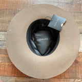 Gigi Pip Light Brown Dakota Australian Wool Hat NWT- Size 57