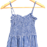 Goodnight Macaroon Blue Gingham Dress- Size S
