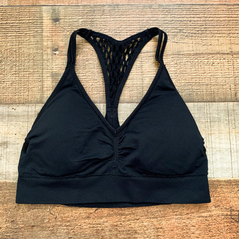 No Brand Black Sports Bra- Size ~XS/S (see notes)
