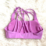 Athleta Purple Strappy Back Sports Bra- Size S
