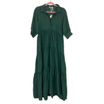 La'Ven Forest Green Shirt Dress NWT- Size S