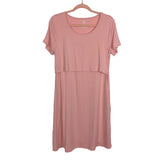 Kindred Bravely Blush Eleanora Bamboo Maternity and Nursing Lounge Dress NWT- Size M (sold out online)