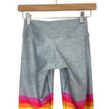 Fit Mama Color Striped Leggings- Size S (Inseam 23”)