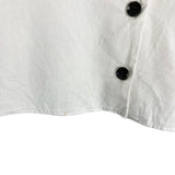 TRF Collection x Zara White Linen Button Front Top- Size S (see notes)