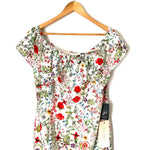 Adrianna Papell Off the Shoulder Floral Dress NWT- Size 14