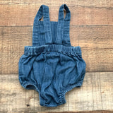 Old Navy Baby Girl Denim Bubble Romper- Size 0-3M