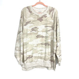 American Eagle Tan Camo Ahh-Mazingly Soft Jegging Fit Sweatshirt NWT- Size L