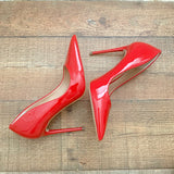 Steve Madden Red Patent Leather Heels- Size 7 (Great Condition)