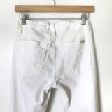 Joe’s White Distressed Skinny Jeans with Raw Hem- Size 26 (Inseam 27.5”) see notes