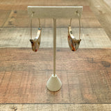 No Brand Multicolor Resin Oval Drop Earrings