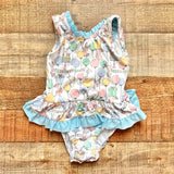 Bella Bliss Rabbit and Balloon Print Back Tie Swimsuit- Size 24M (sold out online)