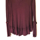We The Free Purple Thermal Flowy Long Sleeve Top- Size XS