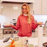 Lou & Grey Mauve Crewneck Sweatshirt- Size XS (We Have Matching Bottoms!)