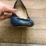 Tory Burch Navy Blue Flats- Size 10 (See Notes)