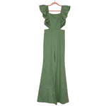 Denim by Flying Tomato Sage Loving the Night Ruffle with Side Cut Outs Jumpsuit NWT- Size S (sold out online)