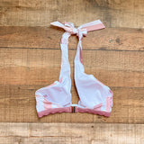 Miss Selfridge Striped Padded Halter Bikini Top- Size 4 (we have matching bottoms)