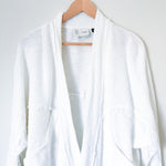 Saturday/Sunday by Anthropologie White Open Cardigan with Pockets - Size XS