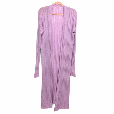 Free People Lilac Duster Cardigan- Size L