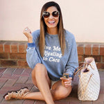 Project Social T "Give Me a Riesling to Care" Pullover Thin Sweatshirt- Size S