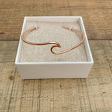 Purevida Rose Gold Wave Cuff Bracelet (New In Box)