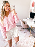 Mustard Seed White You Are My Joy Ruffle Skort NWT- Size L (sold out online)