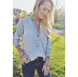 Gap Light Washed Denim Top- Size XS