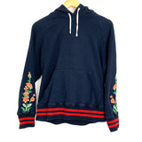 MOTHER Navy Embroidered Sweater- Size M