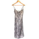 Blue Blush Snakeskin Print Midi Dress- Size S