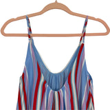 Buddy Love Blue/Red/Purple/White Stripes Dress NWT- Size XS