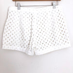 Club Monaco White Eyelet Shorts- Size 4