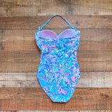 Lilly Pulitzer Ruched Side One Piece- Size 6