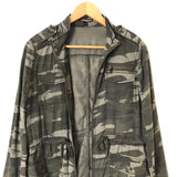 Express Camo Jacket with Drawstring Waist- Size S