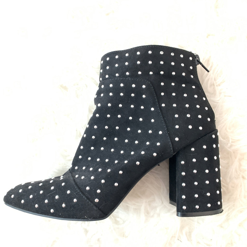 Qupid black hotsell studded booties