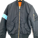 Alpha Black Reversible Puffer Jacket- Size XS