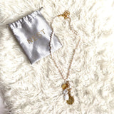 Nest Freshwater Pearl Charm Necklace