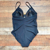Amoressa Black Mesh Front One Piece NWT- Size 14