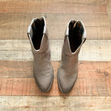 Born Grey Leather Boots- Size 7.5 (see notes)