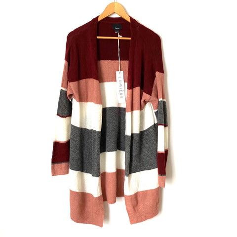 Lumiere Color Block Cardigan NWT- Size S